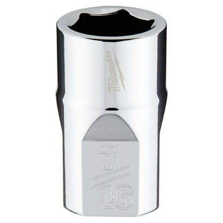 UPC: 0045242565672 | Milwaukee-45-34-9063 3/8 in. Drive 7/16 in. SAE 6-Point Socket