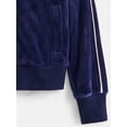 thumbnail image 3 of Athletic Works Girls Active Velour Track Jacket, Sizes 4-18, 3 of 3