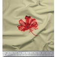 thumbnail image 1 of Soimoi Moss Georgette Fabric Artistic Flower Decor Fabric Printed Yard 42 Inch Wide, 1 of 3