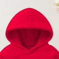 thumbnail image 6 of Gubotare Baby Boy Hoodie Boys Hoodies Kids Fashion Long Sleeve Hooded Sweatshirts Pullover Size 18 24 Months (Red,18-24 Months), 6 of 7