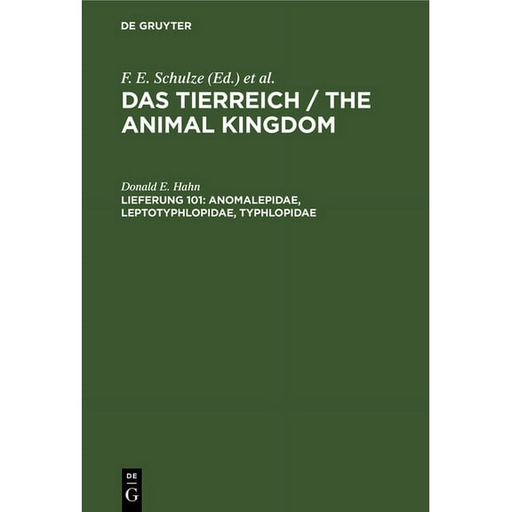 Anomalepidae, Leptotyphlopidae, Typhlopidae, (Hardcover)