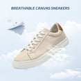 thumbnail image 3 of Unisex Adult Fashion Canvas Shoes Women’s Men’s Low Top Sneakers Breathable Lightweight Casual Walking Running Sneakers, 3 of 6