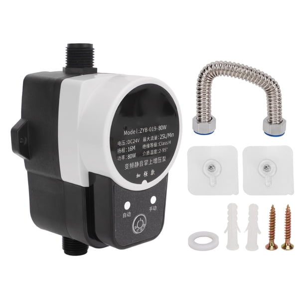 Bomba de Refuerzo Doméstica Automática Manual Bomba de Presión DC24V Bomba de Recirculación AC100-240V para Calentador Solar Bomba Electrónica de bajo Ruido para Cocina ANGGREK Otros