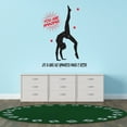 thumbnail image 1 of Sports Wall Decals for Boy's Bedroom - Boy Doing Hand Stand Gymnastic Pose Wall Sticker Decal With Easy Installation Instructions Kid's Bedroom Décor Wall Sticker - Size: 14 In x 20 In, 1 of 5
