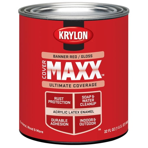 Krylon Latex Banner Red Quart