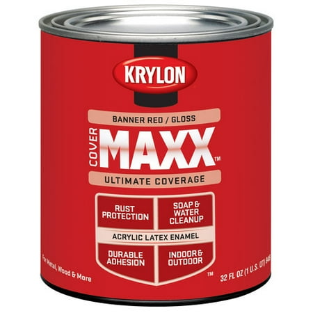 Krylon Latex Banner Red Quart