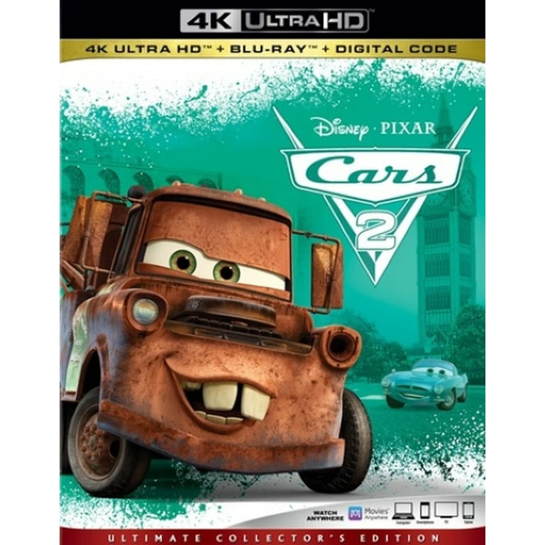 Cars 2 (4K Ultra HD + Blu-ray + Digital Code) - Walmart.com