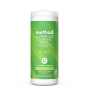 Method Cellulose Cleaning Wipes 30 pk (Pack of 6)