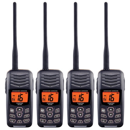 Standard Horizon HX300 (4 Pack) Floating Handheld VHF by Standard Horizon