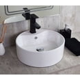 thumbnail image 1 of Kit Rondo NC ESSATTO Paquete De Precio Mejorado Con Lavabo Llave Negra Desagües Listo Para Instalar, 1 of 4