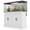 White, variant on 55-75 Gallon Fish Tank Stand with Power Outlet, Heavy Duty Aquarium Stand with 4 Cabinets for Turtle Tank, Reptile Terrarium, White