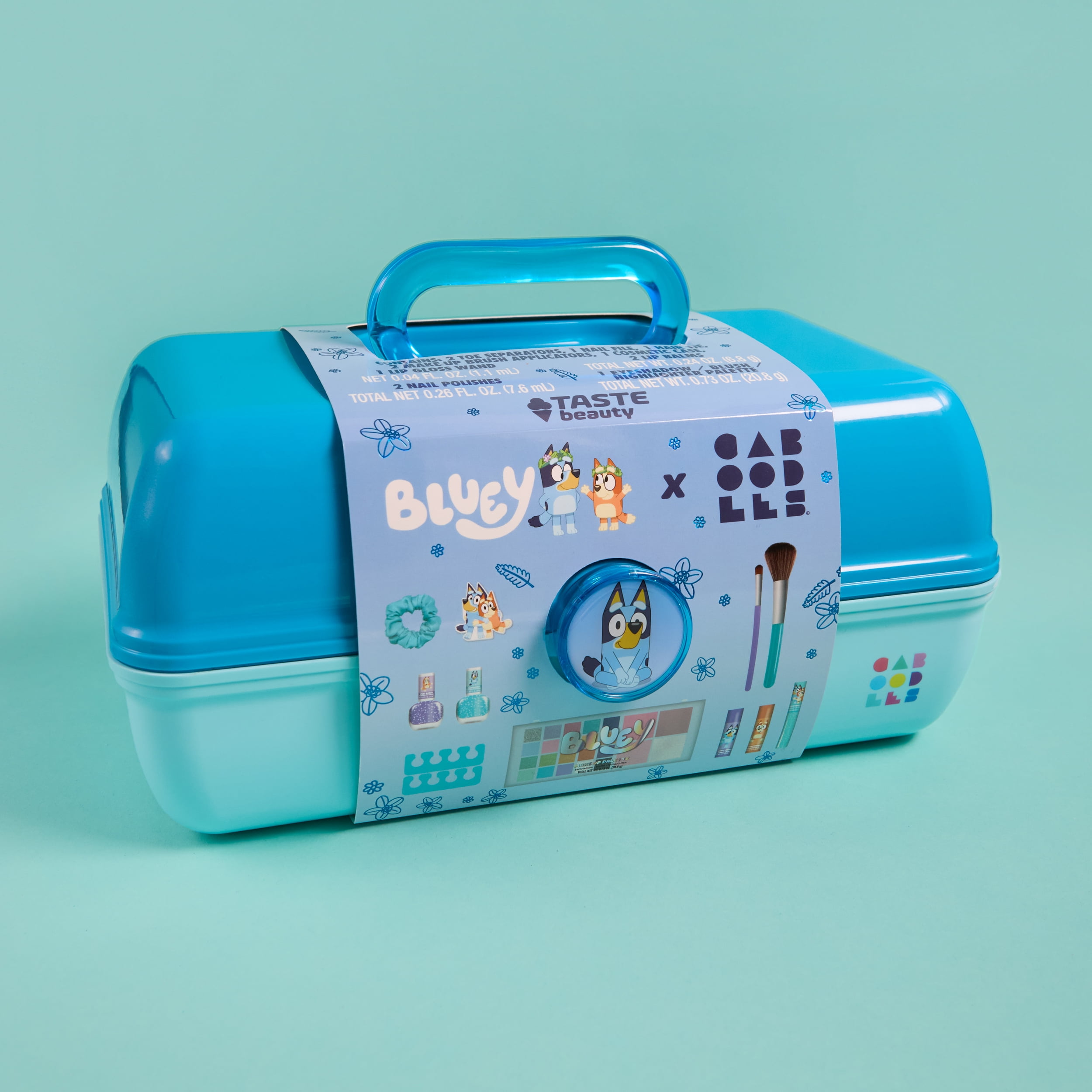 Bluey X Caboodles Makeup Organizer, 12-Piece Set