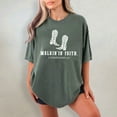 thumbnail image 6 of Comfort Colors Christian Shirt - Western Minimalist Faith Tee - Walk by Faith T-Shirt, 6 of 8