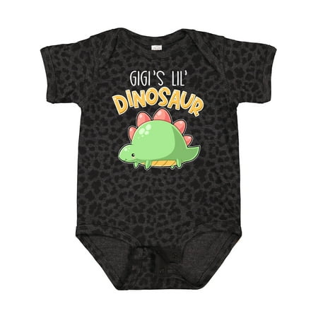 

Inktastic Gigi s Lil Dinosaur with Cute Stegosaurus Gift Baby Boy or Baby Girl Bodysuit