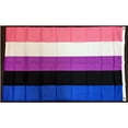 thumbnail image 3 of 3x5 Gender Fluid Flag Gender Identity LGBT Pride Outdoor Banner Polyester New, 3 of 5