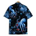thumbnail image 6 of Tropical Octopus Summer Hawaiian Shirt For Men 80s 90s Vintage Mens Hawaiian Shirts Short Sleeve Button Down Shirt, 6 of 7