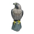 thumbnail image 2 of Estatua de águila señuelo, figura realista de protección para jardín, espantapájaros, escultura Ojos negros, 2 of 9