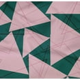 thumbnail image 4 of oneOone Tissu Popeline Sergé en Coton Bio Rectangle & Triangle Imprimé Géométrique 1 Yard 42 Pouces de Large, 4 of 4