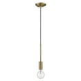 thumbnail image 5 of Perret 1-Light Aged Brass Mini Pendant, 5 of 10