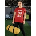 thumbnail image 2 of Hit Me W Your Best Squat T-Shirt Women -Smartprints Designs, Female Medium, 2 of 4