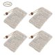 thumbnail image 2 of 4 Pieces Handmade Soap Bags Foaming Natural Sisal Soap Bag Soap Saver Bag Holder For Washing The, 2 of 3