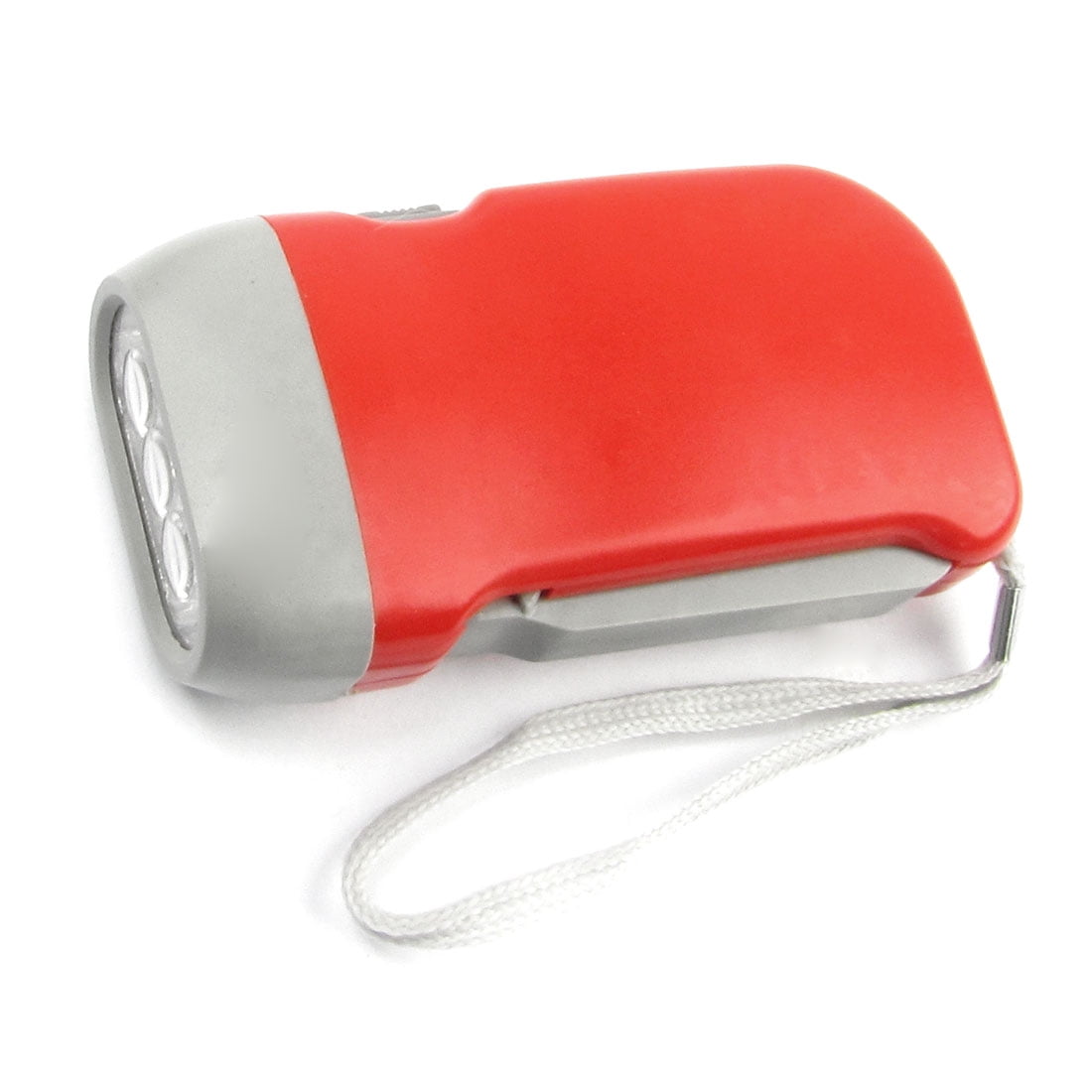 Portable Home Red Plastic LED Torch Light Flashlight 3.9 Length