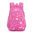 thumbnail image 1 of CNKOO Student Backpack Bow Print Waterproof Smooth Zipper Bookbag Handbag Pencil Bag for Primary School Students, 1 of 11