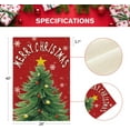 thumbnail image 5 of SM-XLHN Merry Christmas House Flag 28x40 Inch Double Sided Outside, Christmas Tree Star Winter Holiday Yard Outdoor Decorative Flag, 5 of 6