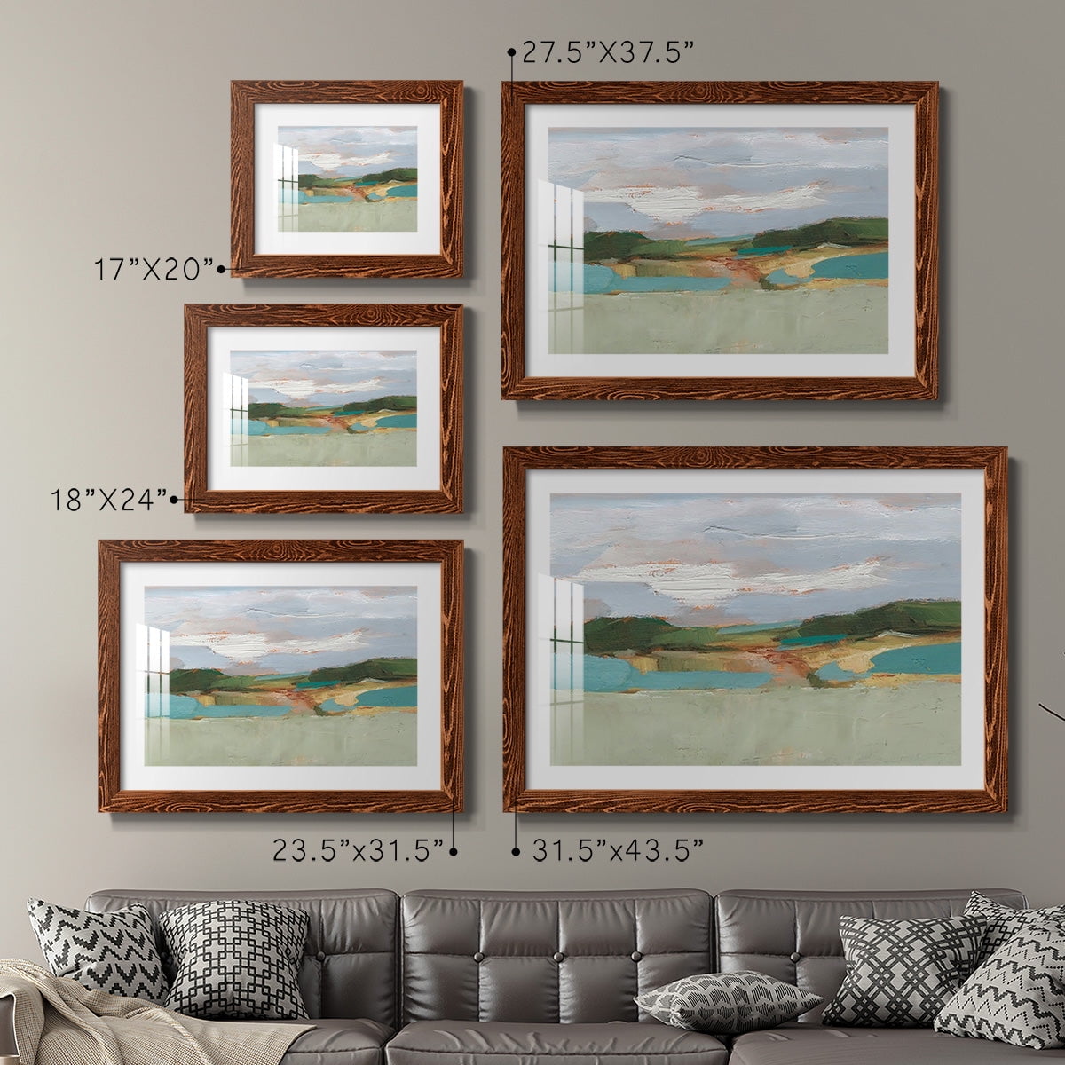 High Noon Vista Study II-Premium Framed Print - Ready to Hang