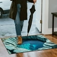 thumbnail image 4 of TIELUTT Front Door Mat Outside Entrance Brick Bottomless Hole Area Rug for Living Room 3D Trap Optical Visual Rugs Preppy Throw Blanket Rug Furry Belle Throw Blanket Fuzzy Blankets for Women Mens Blan, 4 of 5
