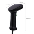 thumbnail image 3 of Escáner de código de barras iMARCONE Escáner de código de mano 1D / 2D / QR Lector de código de barr Abanopi USB con cable, 3 of 7