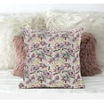 thumbnail image 3 of 20" Pink Yellow Roses Zippered Suede Throw Pillow, 3 of 3