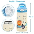 thumbnail image 2 of Toddler Insulated Stainless Steel Water Bottle  Leak-Proof Sport Bottle for Kids w/ Straw, 2 of 7