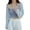 Blue, variant on Lightweight V Neck Knit Cardigan for Women Soft Layering Sweater Available in Large Sizes Blue