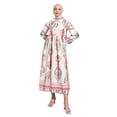 thumbnail image 3 of Multi Color - Multi - Point Collar - Fully Lined - Modest Dress - Refka, 3 of 5