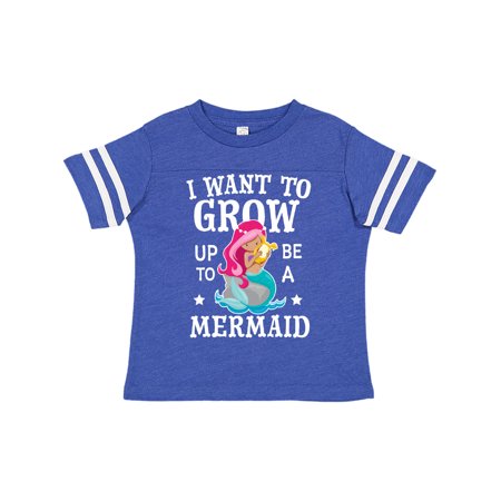 

Inktastic I Want to Grow Up to Be a Mermaid Gift Toddler Toddler Girl T-Shirt