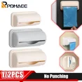 thumbnail image 2 of 1/2PCS Garbage Bag Storage Box Wall Mounted Trash Bags Holder Kitchen Plastic Bag Container Bathroom Garbage Bag Dispenser 1PC Standard Grey, 2 of 6