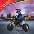 thumbnail image 2 of OLAKIDS Moto pour Enfants 12 V, Moto Électrique sous Licence Aprilia RX125 pour Tout-Petits avec Roues Stabilisatrices, Suspension à Ressort, Phare, Musique, Enfants de 3 à 8 Ans, 2 of 9