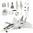 thumbnail image 1 of Kit de maquetas SEBUNAS F-14 Tomcat Fighter Jet a escala 1:72 con soporte, 1 of 7