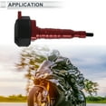 thumbnail image 3 of 10mm Motorcycle Slider Frame Aluminum Alloy Plastic Wheel Fairing Protection Crash Pad Protector Guard 85mm 195mm Bolt Red 1 Set, 3 of 7