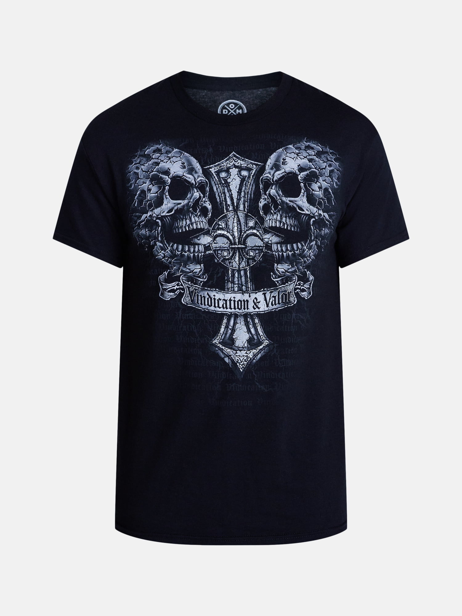 Humor Men's and Big Men's Skulls Cotton Graphic Tee with Short Sleeves, Sizes S-3XL