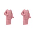 thumbnail image 1 of (2-Pack) Rinsvye Cooking Long Sleeve Aprons Small Apron for Women with Pockets Shop Apron Long Kitchen Cute Waitress Apron Rooster Apron for Women Smoc, 1 of 5