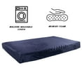 thumbnail image 3 of PETMAKER Egg Crate Orthopedic Pet Bed - 46" x 27", Navy Blue, 3 of 7