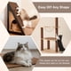 thumbnail image 4 of Protector de Muebles para Gatos Unique Bargains, Alfombrilla Rascadora Autoadhesiva para Gatos, Protector de Sofá y Muebles contra las Uñas de Gato, Marrón, 1 Set, 4 of 7