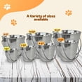 thumbnail image 3 of Cubo de Acero Inoxidable Advance Pet Products Pesado 2 Cuartos, 3 of 6