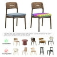 thumbnail image 4 of Gaeub Rainbow Scales2 Square Chair Seat Covers, Stretch Fitted Printed Chair Seat Cushion Cover for Kitchen, Office - One Size, 4 of 9