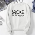 thumbnail image 4 of Vedolay Womens T Shirts Hoodies for Women 2023 Basic Long Sleeve Hoodies Relaxed Fitted Sweatshirts Oversized Pullover Tops with Pocket,White L, 4 of 5
