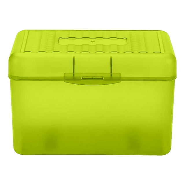 Index Card Holder 1 Pack 3 X 5 Inch Holds 250 Cards Index Card Bo.x Note Card Organizer Cas.e W/flip Top for Filling Index Cards Notecard and Etc Also in 6 Color