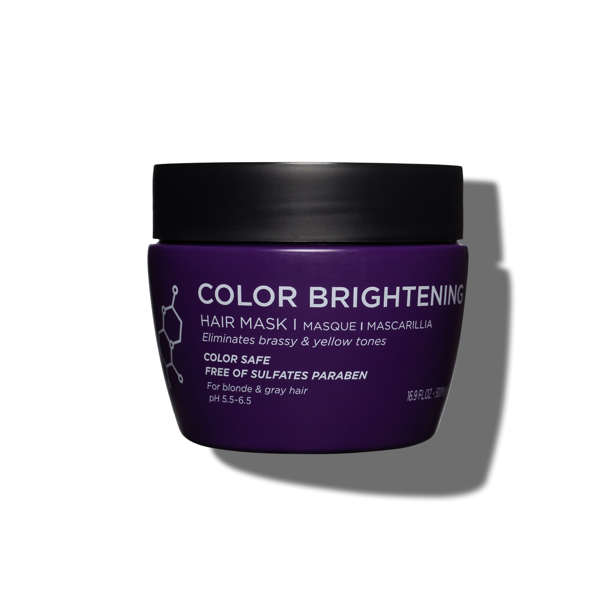 Luseta Color Brightening Color Correction Purple Hair Mask for Blonde & Gray Hair Sulfate Free