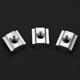thumbnail image 3 of Shexton Tuerca de Cabeza de Martillo, 50 Piezas Tuerca de Ranura en T Deslizante de Acero al Carbono para Accesorios de Perfil de Aluminio de la Serie 20 M4 * 10 * 5, 3 of 8